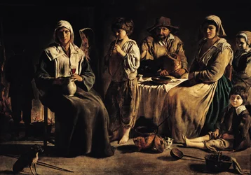 Bauernfamilie im Inneren, ca. 1643